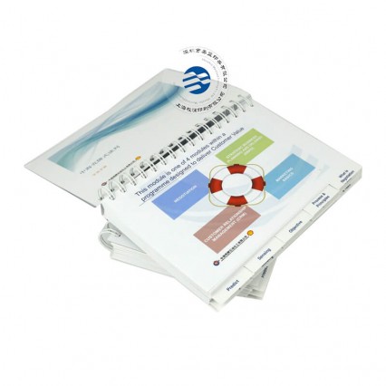 China Cheap Wire O Binding Brochure Printing Services With Index