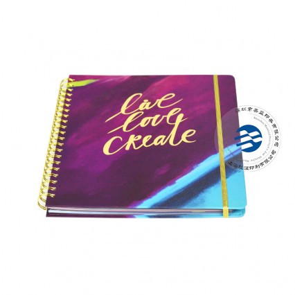 Gold Wire-O Binding Planner Printing Gold Wire-O Binding Planner Printing